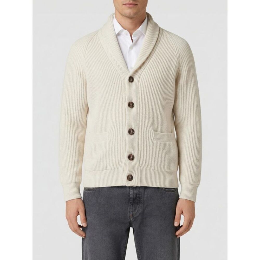 Brunello Cucinelli Men Cotton Cardigan Brunello Cucinelli